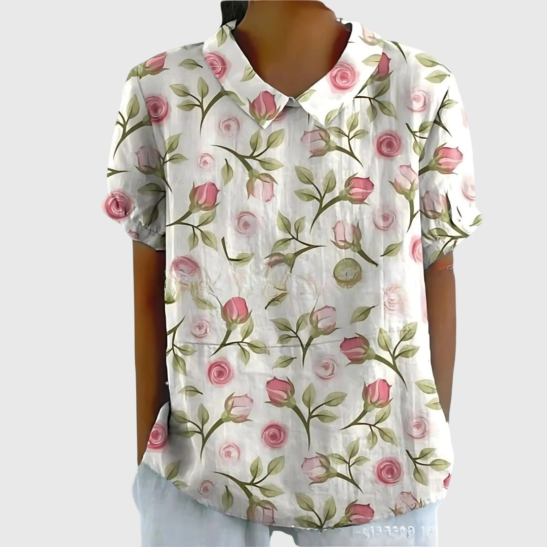 Light Pink with Floral Print#Light Pink with Floral Print_1