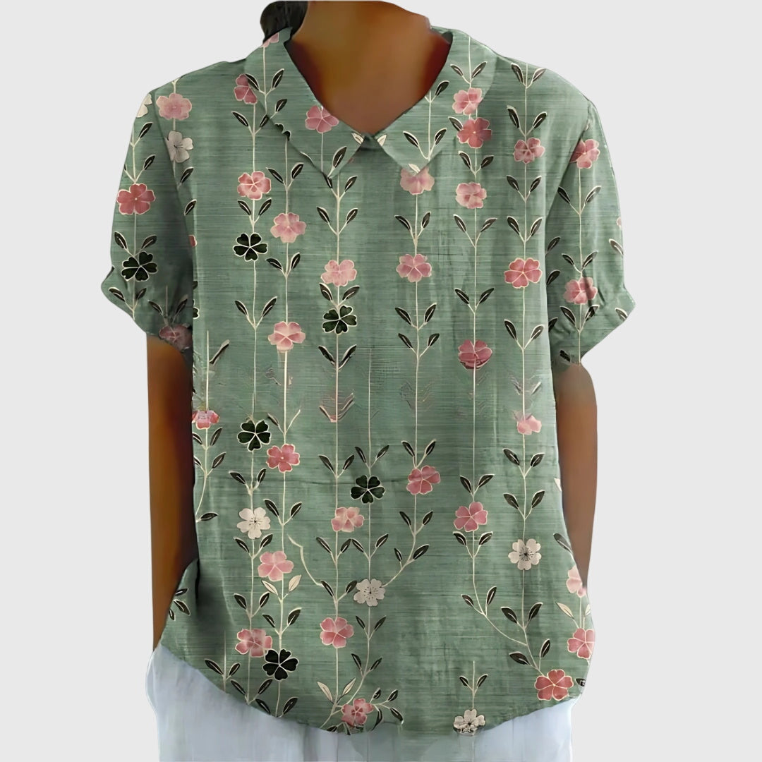 Green Floral Print#Green Floral Print_1