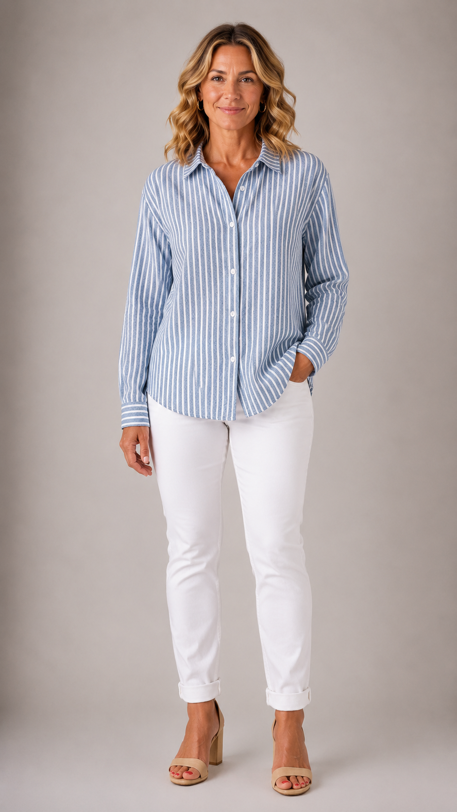Laurie | Striped Knit Cardigan